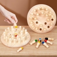 Drvena memorijska utakmica Stick šahovska igra, u boji memorijskih šaha roditelj interakcija djeteta