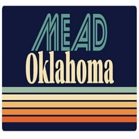 Mead Oklahoma vinil naljepnica za naljepnicu retro dizajn