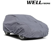 WellGors All Weather UV otporna na siva Cover Cover za 2009- Audi Q 3-6897892sv