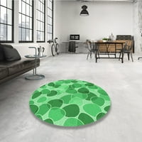 Ahgly Company u zatvorenom okruglom uzorkovnom limutu metvice zelene prostirke, 5 'krug