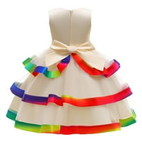 Haljine za djevojčice Toddler Dječji ruffes ruffles Bowknot Pageant haljina Birthday party dječja haljina