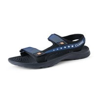 Leuncero Muške ravne sandale Open cipele za plažu na plaži Niski top klizač Sandal Cosy Summer Lagane