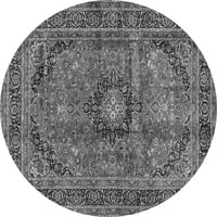 Ahgly Company u zatvorenom okrugli medaljon siva tradicionalna područja područja, 8 'kruga
