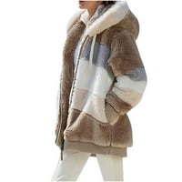 Topli zimski kaputi za žene moda ekstremna hladna vremenska odjeća krzno jaknu jaknu