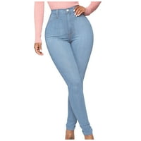 Daznico Traperice za žene Ženske mršave Jeans Plus size Ležerne prilike za olovke Ženske Jeans Light
