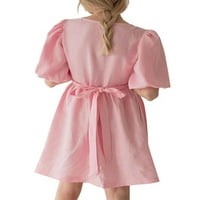 Voguele Women sandress tunic kratke mini haljine Swing t majica haljina boho obična ružičasta S
