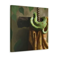 Green Python Mystique - Platno