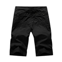 Auroural muški kratke hlače Muške plus veličine Teretne kratke hlače Multi-džepovi opuštene ljetne hlače