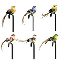 Ukrasi mini stablica ptica ptica ukrasi za male vrtni ukras za životinje kućni dekor