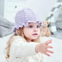 0- godina bebe šešir čvrsti uzorak u boji u boji jesen zima vjetrootrna topla Beanie kapa za vanjsku