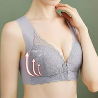 Minimizeri za žene plus veličine žice bez push up čipke grudnjake Bralettes seksi v izrez Potpuno pokrivanje