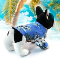 Talus Kućni ljubimci Ljetni kokosovo drvo ananas tisak Havajii na plaži Majica Bluza za pse odjeća Coconut