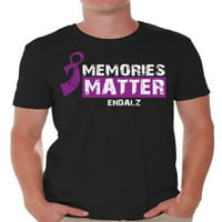 Newkward Styles Memories Majica Alzheimers Muške majice Endalz odjeća za muškarce Alzheimer majica Alzheimers