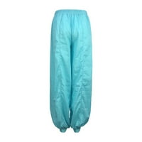 Miluxas Plus size joga hlače za žene, žene čvrste boje labave harem hlače Yoga hlače Ženske pantalone