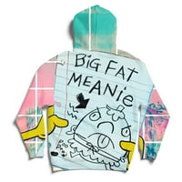 Big Fat Meamie Graphic Pulover Hoodie