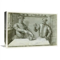 u. Dvostruki portret Hans Furraht & Jacob von der Burch Art Print - Tom Ring Ludget