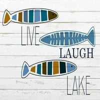 Live Chample Lake Fish Poster Print od Allen Kimberly Karc1907D