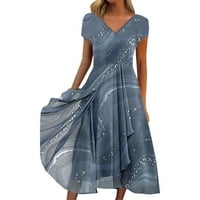 Ženska haljina urbana casual moda pletena patchwork ženska haljina haljina i, xxl