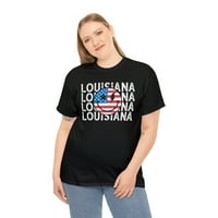 22GOFTS Louisiana La Moving Majica za odmor, pokloni, majica
