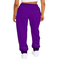 Dukseri za žene za žene vježbanje Joggers Lounge hlače sa džepovima YOGA Trčanje Sport Sport Atletic