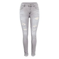 Kneelentne istezačke hlače za žene sa džepovima Jeans Relativity gamatosti traper ženske hlače Gragi