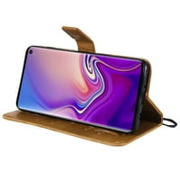 Samsung Galaxy s novčanicom, dteck reljefni leptir Flip PU kože Folio postolje poklopac ugrađenim ugrađenim