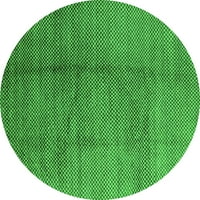 Ahgly Company u zatvorenom okruglom krute zelene moderne prostirke, 6 'okruglica