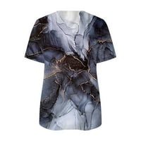 Ženske boje blok T-majice kratki rukav patentni zatvarač Loot Fit Pulover vrhove Košulje Ljeto Dressy