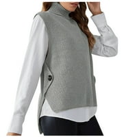 Ženski pleteni dugi pulover Ležerni džemper jesen zimski vrhovi hot6sl4874591