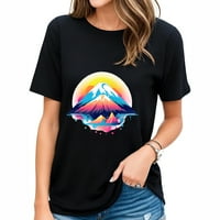 Mount Fuji Modable Grafički majica kratkih rukava za žene putnički pokloni