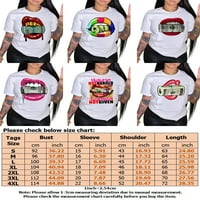 Paille žene za majicu Salon sa loungewewwerom Ljeto Basic Baggy plaža Majica kratkih rukava u obliku