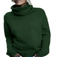 Ženski povremeni pleteni džemper s dugim rukavima