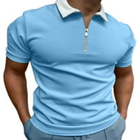 Bomotoo muškarci T majice sa patentnim majicama s kratkim rukavima, kratki rukav Atletski pulover Golf
