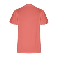 Zunfeo ženske košulje - čvrsti pulover vrhovi Henley bez rukava svježe odabrane modne majice Casual