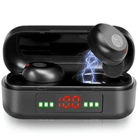 Bežični uši Bluetooth 5. Slušalice sa digitalnim LED zaslonom Kućište za punjenje Stereo Mini slušalice