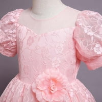 Dječja odjeća Snoarin Dječja haljina Dječja djevojka kratki rukav princeza haljina cvijeća repna haljina