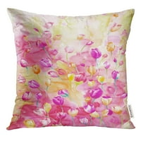 Akvarelor Slikarstvo Šareno cvijeće Listovi i dizajn Cvjetovi crtež za crtanje bacač jastučni jastuk