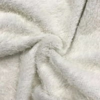 Smihono Clearence Plus Fleece Warm Duge s dugim rukavima Božićni print ženski vitak ženski slobodno