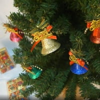 Božićna zvona, viseći ukras za ukrašavanje plastičnih zvona za božićno za odmor ukras