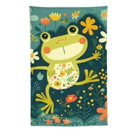 Slatka i čudna dječja soba žaba tapiserija, ova tapiserija je obavezno za bilo koje dijete koje voli