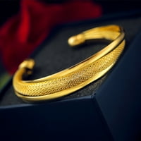 Keusen New Fashion Nakit Zlatni Ženski šarm bangle narukvica Poklon zlato