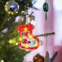 Božićni treseći ukrasi, ukrasna svjetla za božićnu dekoraciju, shatseosproof Mini LED svjetla Xmas stablo
