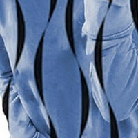 Ženska majica s dugim rukavima s dugim rukavima Tisak labavih bluza