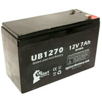Kompatibilna Zapotek RX501N baterija - Zamjena UB univerzalna zapečaćena olovna kiselina - uključuje dva f terminalnih adaptera