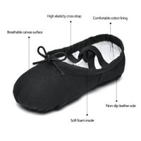 Platnene baletne cipele Pljuska ples papuče stanove Yoga podesive cipele za ples Bowknot za djevojčice