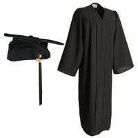 Crni diplomirani haljini i tassel doktorski setovi diplomirani ogrtač Diplomirani ogrtač za ceremoniju