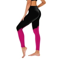 Yievit visoki struk Capris Yoga gamaše zazor ženske noge Stretch fitness trčanje teretana Sportska dužina