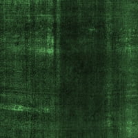 Ahgly Company Zatvoreni pravokutnik Perzijski Emerald Green Bohemian Prostirke, 7 '10'