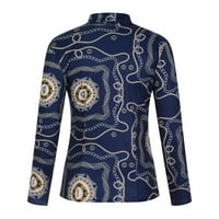 Novi proizvodi Zimski kaputi za žene Ženske jakne zazor prodaje modne žene rever ispis prednjih dugmeta