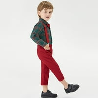 Dadaria Baby Oneyes 70- Novorođena odjeća Jesen zimski dječaci Hlače dugih rukava pantalone za suspenzije